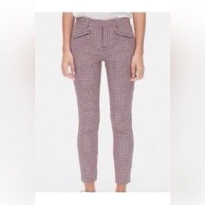 Gap Signature Skinny Ankle Pant, red and black plaid